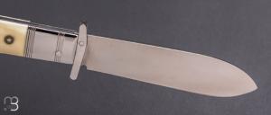   Couteau " Pradel avec garde à bascule  " par Romain Alvarez - Ivoire de phacochère et RWL34
