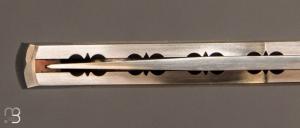 Couteau   "   Self-Lock " par Scott Sawby - Nacre et ATS34