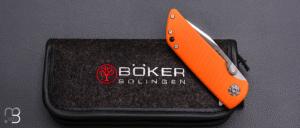    Couteau Böker Solingen -  Sherman EDC II - G10 Orange - 110125