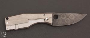 Couteau  "  Sika frame lock intégral " custom par Torpen Knives - Jérôme Hovaere 