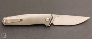   Couteau " Toko" flipper de Jens Anso - Titane et RWL34