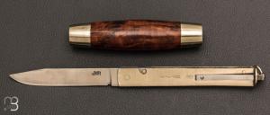Couteau Tonneau par Jean Michel REMAUD - Palissandre du Honduras