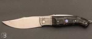 Couteau  " Truand �ffil� " par Tony Ruot - Factcarbon Space Coral RWL34