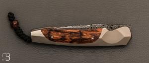    Couteau " Typhon " par Florian Keller - Manguier et damas mosaïque échelle