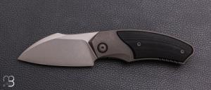  Couteau " UNNAMED#01 SILVER " David Lespect par WE KNIFE