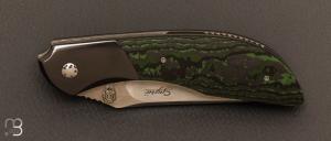  Couteau  "  Viper " custom de Stéphane Sagric - Fatcarbon® et Zirconium