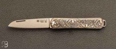    Couteau " Vulpis " de poche Fox - Argent et lame en M390 - Ed limitée 300 exemplaires