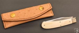    Couteau " Yatagan " par Erwann Aubriet - Ivoire de mammouth