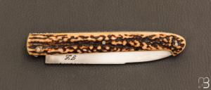   Couteau  " Yssingeaux " de Jérôme Latreille - Bois de cerf