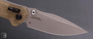   Couteau " ZT.0203GRM390 Duralock " par ZERO TOLERANCE - M390 et micarta