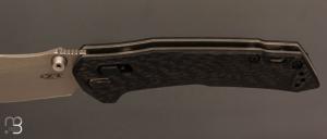   Couteau " ZT0203CF " par ZERO TOLERANCE - Fibre de carbone et lame en M390