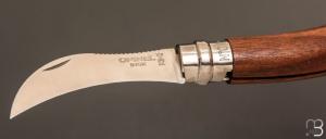   Couteau à champignons Opinel N°08 manche noyer noir 