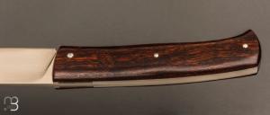   Couteau " Drop " slipjoint  custom par Raphaël Durand - Bois de fer et RWL34