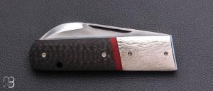     Couteau "custom" par HONS Karel - Fibre de carbone