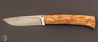  Couteau " custom " RWL-34 et fourche de peuplier par Philippe Lemonnier