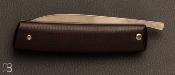 Couteau custom piemontais par David Lespect - Micarta et 100C6 