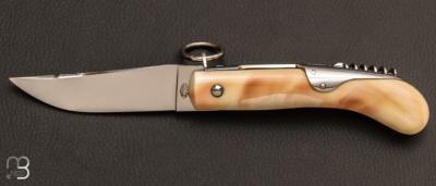 Couteau de collection 12 cm Phacochère 2 pièces par J. Mongin