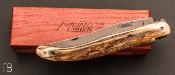 Couteau de collection Laguiole 18 cm mammouth par Virgilio Munoz