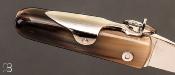 Couteau de poche Coup de Poing 7 cm Corne Blonde par J. Mongin
