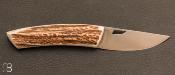 Couteau de poche Le Thiers bois de cerf par Fontenille-Pataud