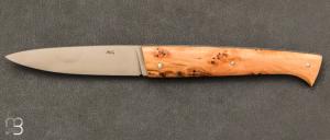 Couteau de poche Lombard par Adrien Giovaninetti - Genevrier et 14C28N