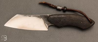 Couteau fixe en morta acier C130 de Nicolas Weber