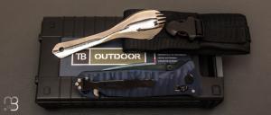 Couteau pliant C.A.C. S200 - Scout Micro - PA6 FV Bleu