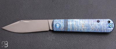 Couteau "slipjoint" par Dreamtech - Titane et lame en VG10 - D4386TF