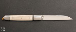   Couteau " slipjoint " par Grégory Picard - RWL-34 et cerf sambar