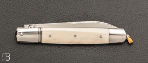   Couteau " slipjoint " par Grégory Picard - RWL-34 et cerf sambar