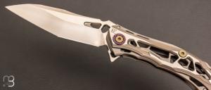 Couteau "  DCPT Tano " Titanium - M390 par CKF Knives et Aleksey Konygin