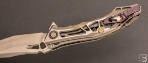 Couteau "  DCPT Tano " Titanium - M390 par CKF Knives et Aleksey Konygin