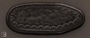  Etui cuir fait main pour couteau  pliant par Anthony Brochier