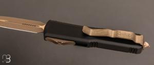 Couteau Automatique Microtech - UTX-85® D/E Bronzed Apocalyptic® Standard - 232-13 AP