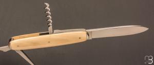   Couteau  "  Navette 4 pièces " de collection par Adrien Vautrin