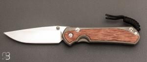   "Sebenza 31 Large Natural Micarta inlay" L31-1212 de Chris Reeve