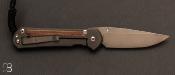 "Sebenza 31 Large Natural Micarta inlay" L31-1212 de Chris Reeve