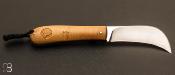   Serpette de vigneron custom buis et RWL-34 par Raphaël Durand