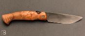 Couteau de poche Piémontais en genévrier par Mickael Moing
