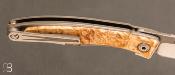 Couteau Mnandi  Box Elder Drop point de Chris Reeve - MNA-1008