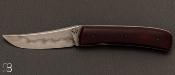 Couteau de poche "Vintage" micarta par Guy Poggetti