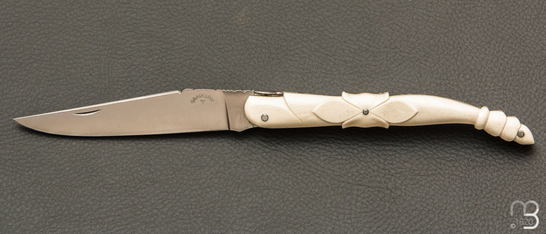 Couteau de collection modèle Laguiole par Pascal Graveline