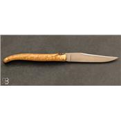 Couteau Laguiole loupe de buis par Vent d'Aubrac - Jean Michel Cayron