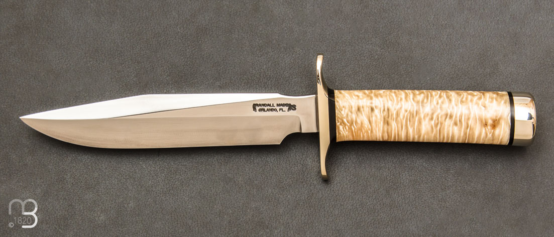 Musk ox horn Fighter Randall fixed-blade knife