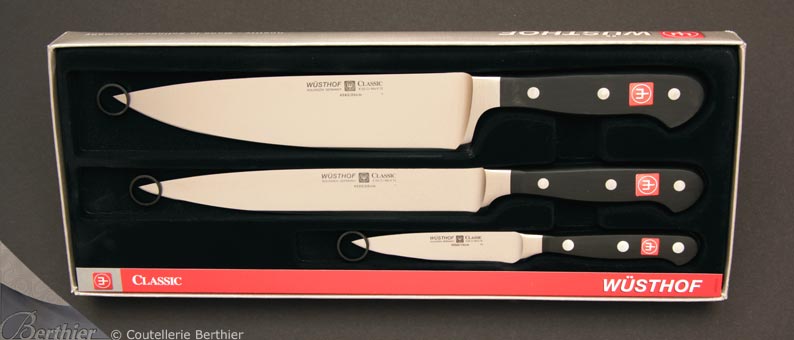 Coffret de 3 couteaux de cuisine Classic