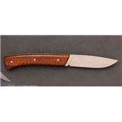 Snakewood Rhodanien knife by Pascal Renoux