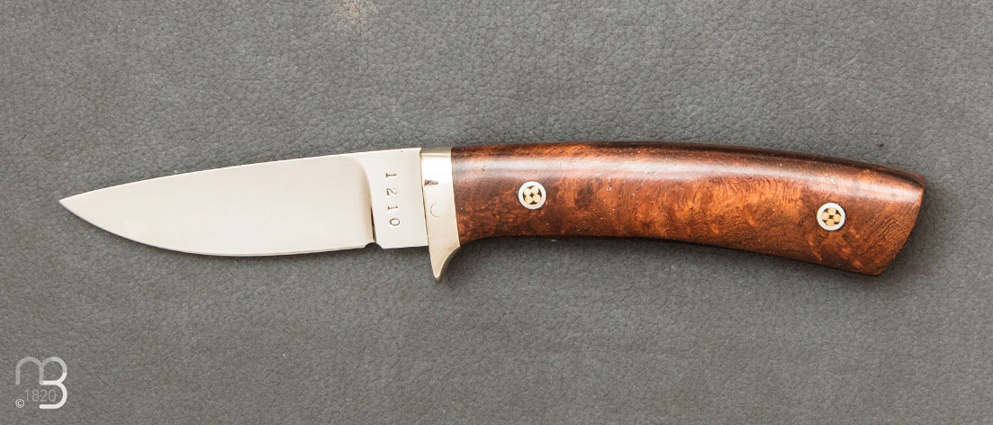 Couteau de chasse bois exotique par J. B. Moore