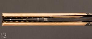 Couteau " Avak 4 " custom de Philippe Ricard - Damas grain de Riz