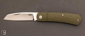 Couteau  " Apache • X-Series M4 " par Pena Knives - Od Green G10