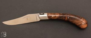 Couteau de poche pliant Capuchadou 12cm Noyer par Fontenille-Pataud 